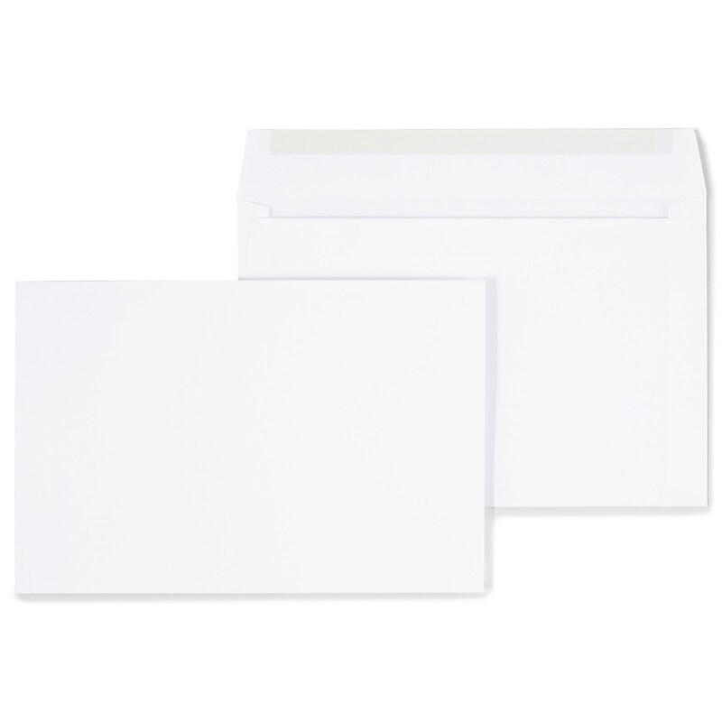Staples Gummed Booklet Envelopes, 6" x 9", White, 250/Box (472852/19306) image 1