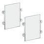 Azar Sign Holder, 11.5" x 14", Vertical, Wall Mounted, Clear, Acrylic, 2/Pack (106606)~#|#~BDA95C5C-7330-4CB6-82EAF5460A56A94B_sc7