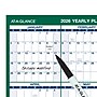 2026 AT-A-GLANCE 24" x 36" Yearly Dry Erase Wall Calendar, Reversible, White/Green (PM210-28-26)~#|#~BDB22C93-31B6-469C-9CFB80B9E00D3F45_sc7