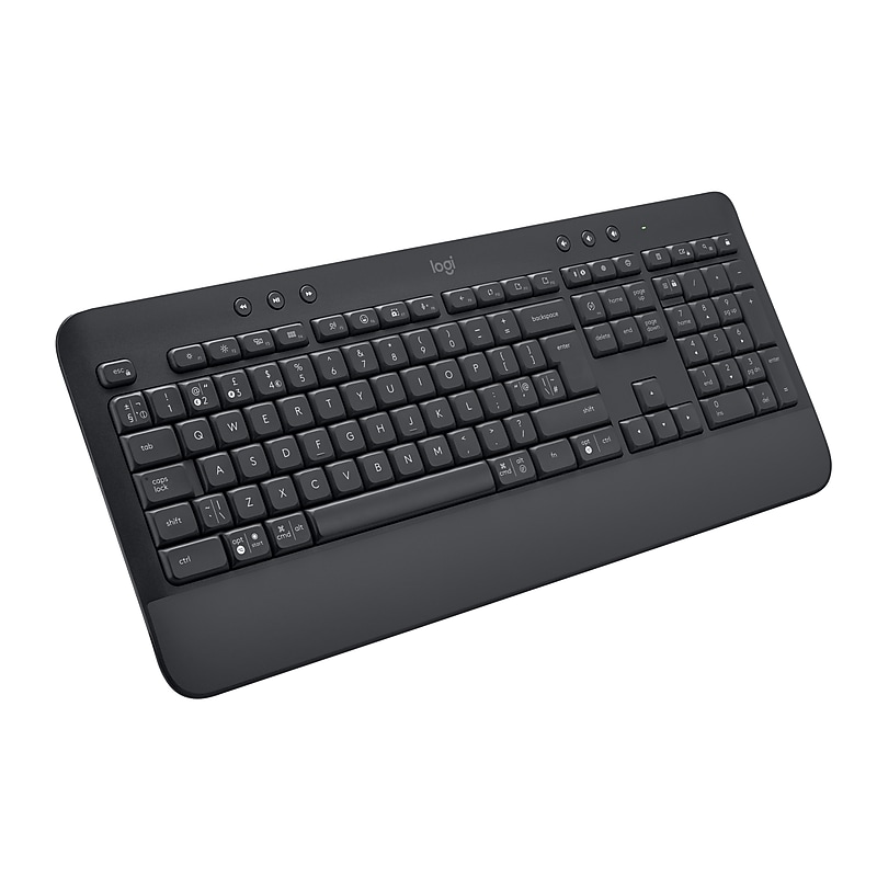 Logitech Signature K650 Comfort Full-Size Wireless Keyboard, Graphite (920-010908) image 1