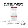 2024 Staples 12" x 27" Wall Calendar, Red/White (ST53920-24)~#|#~BDB52D78-9F3E-40B4-91FA86455A61FF47_sc7