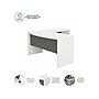 Bush Business Furniture Echo 60"W L Shaped Bow Front Desk, Pure White/Modern Gray (ECH025WHMG)~#|#~BDB65E79-23BF-4F3A-A934880175647E81_sc7