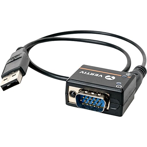 Vertiv Avocent USBA to VGA Video Adapter Cable, Male to Male, Black