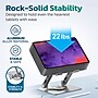 Purely SW60 Tablet Stand and Holder with 360-Degree Rotating Base, Silver (PTSSW60)~#|#~BDB910AA-0DCB-4DBD-8A413EDD4BC58A9C_sc7