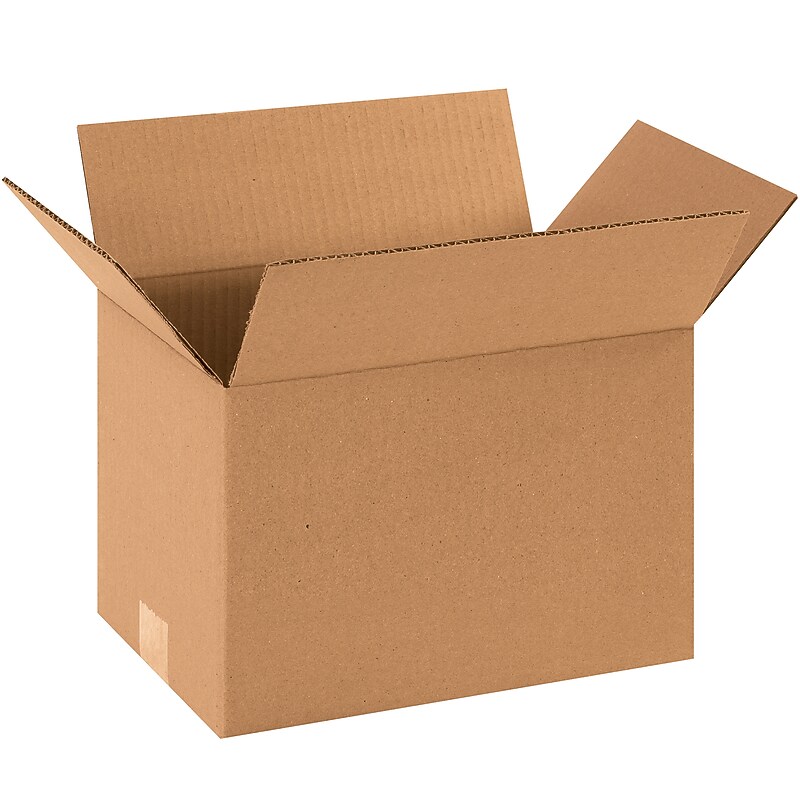 12" x 8" x 8" Shipping Boxes, 32 ECT, 25/Pack (1288) image 1