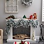 Nearly Natural 9-ft Flocked Artificial Christmas Garland with 50 Warm White LED Lights (W1310)~#|#~BDBE3F8B-BB8E-477A-B0313ED2A3CF9157_sc7