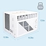 Keystone 115-Volt 5,050 BTU Window Air Conditioner, White (KYST051AD)~#|#~BDBF8388-5CBD-415E-9B51D856DDBE37E1_sc7