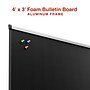 Staples Foam Bulletin Board, Aluminum Frame, 4' x 3' (ST62830)~#|#~BDC0776A-4C76-4472-8AFF55243CDC5C84_sc7