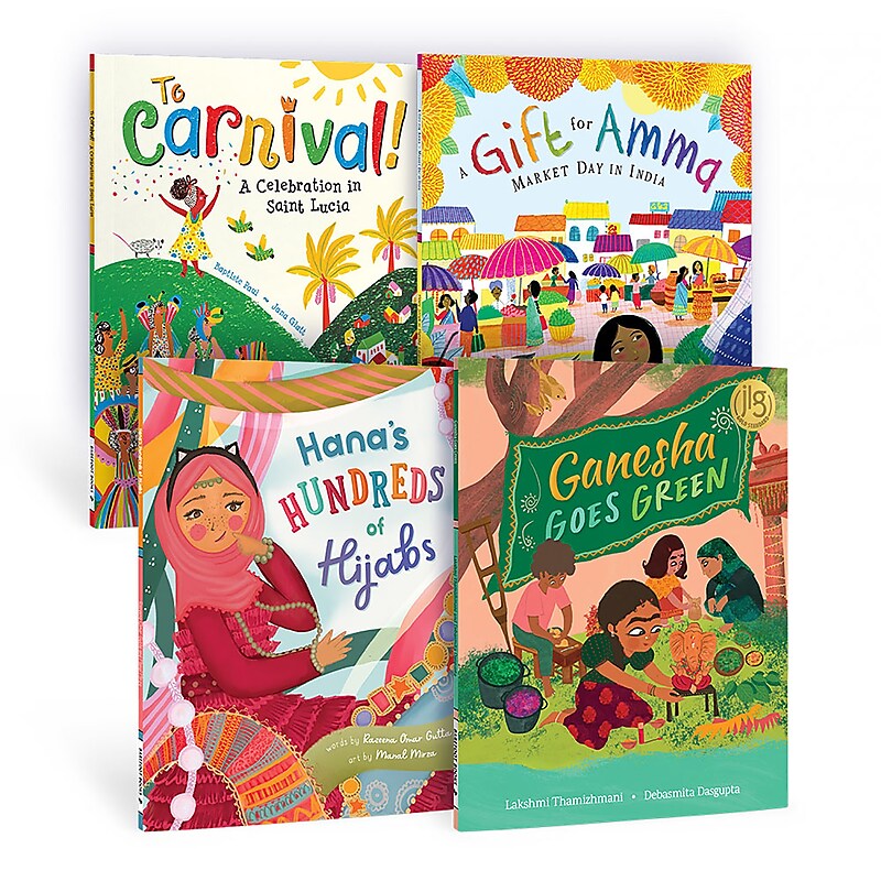 Barefoot Books 1st Grade Authentic Stories/Diverse Book Bundle 2, 4/Set (BBK9798888593387) image 1