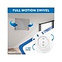Mount-It! Tilt and Swivel Flip-down Ceiling TV Mount, 44 lbs. Max. (MI-4225WHT)~#|#~BDC72047-1CEC-4A29-83A381749654B501_sc7