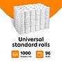 Coastwide Professional Toilet Paper, 1-ply, White, 1000 Sheets/Roll, 96 Rolls/Carton~#|#~BDCC116E-04C8-4D0E-A1AF88BA9267C584_sc7