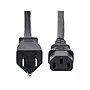 StarTech 8' NEMA 5-15P to C13 Power Cable, Male to Female, Black (271B-6800-POWER-CORD) ~#|#~BDCD4B3B-9A0F-4C44-9D45618D500F730A_sc7