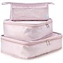 Bliss 4-Piece Polyester Packing Cube Set, Pink (SOAP0002)~#|#~BDD049F8-FF38-4C04-AB4CFBB8E55349E7_sc7