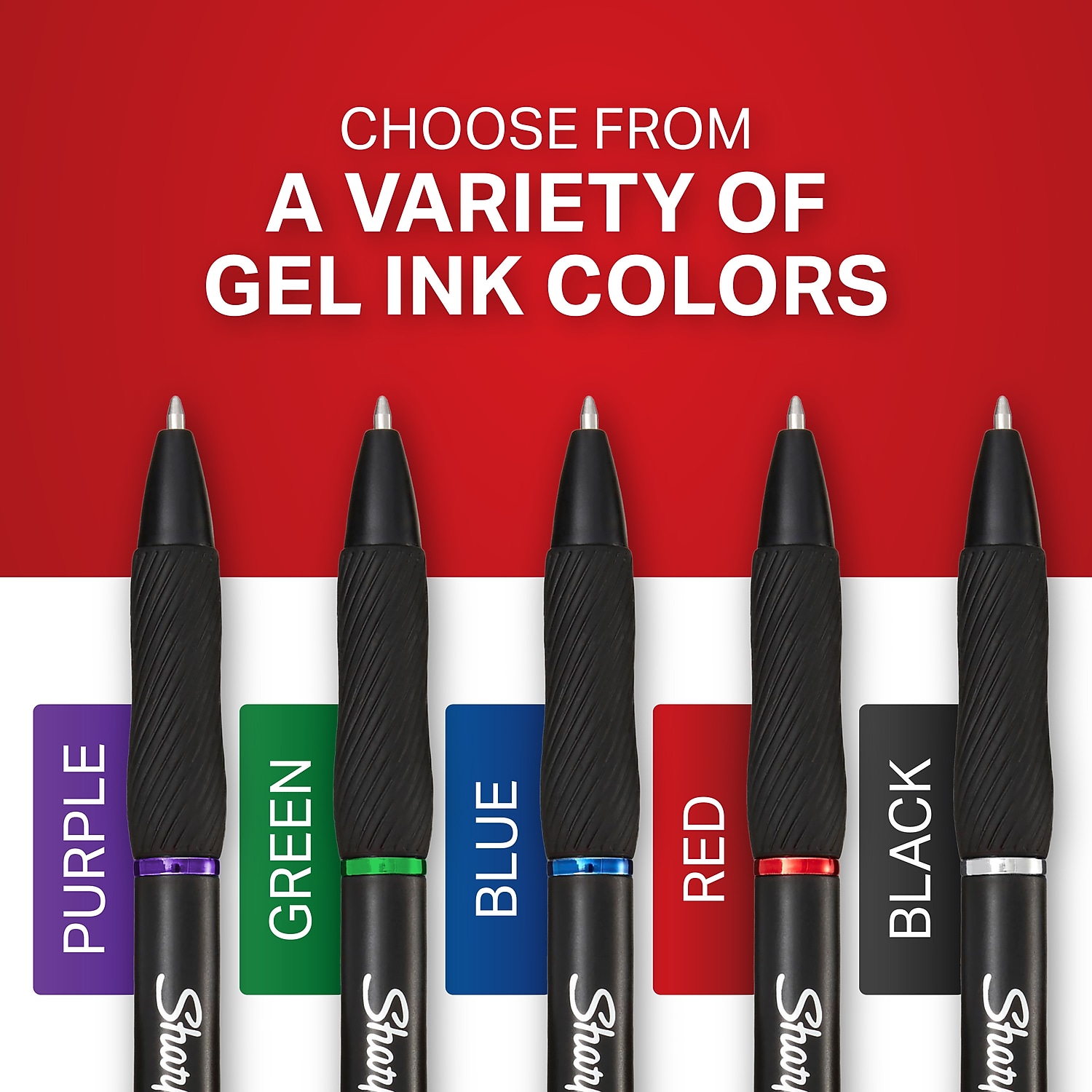 Sharpie S-Gel einziehbarer Gelstift Breite Spitze blaue Tinte 4/Packung (2096171) - Bild 6 von 7