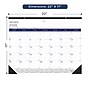 2026 Blueline DuraGlobe Bamboo Fiber 22" x 17" Monthly Desk Pad Calendar, Blue/White (C177227)~#|#~BDD8FDB6-435E-488B-B42E67ABF60123F1_sc7