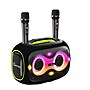 Worryfree Gadgets Party Box Wireless Bluetooth Portable Speaker with 2 Mics & Tripod, Water Resistant, Black (WPB2-BLK)~#|#~BDE0AEE3-8E73-4356-A05E4E19B8D77071_sc7