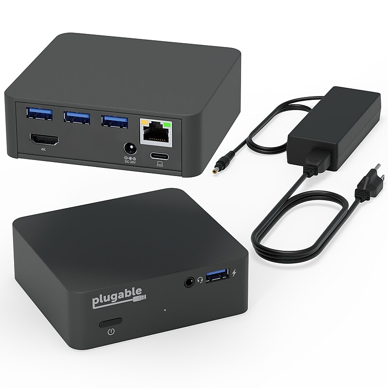 Plugable USB-C Mini Docking Station with 85W Power Delivery  (UD-CAM) image 1