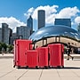 InUSA Vasty 4-Piece Hardside Spinner Luggage Set, TSA Checkpoint Friendly, Red (IUVASSMLXL-RED)~#|#~BDE32627-F5B5-470F-BA3461B6DC808B7A_sc7