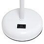 Simple Designs 19.5" LED Table Lamp, White (LT2024-WOW-CCLB)~#|#~BDE6D74C-5536-45E7-9AE4DA99D103DBF9_sc7