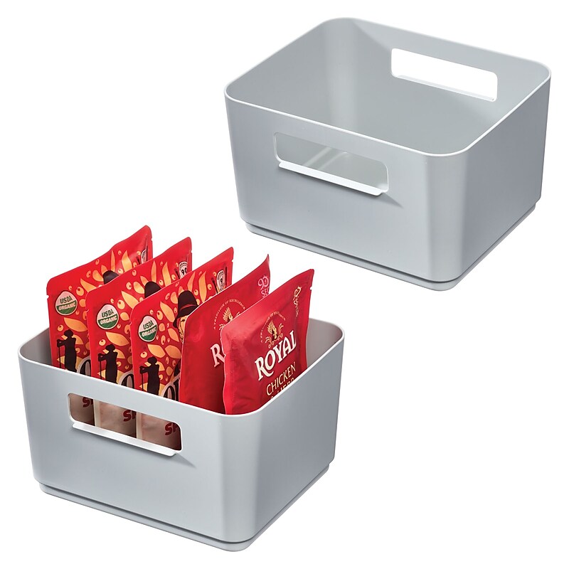 iDesign Pantry Plastic Organizers, Gray (28225M2) image 1