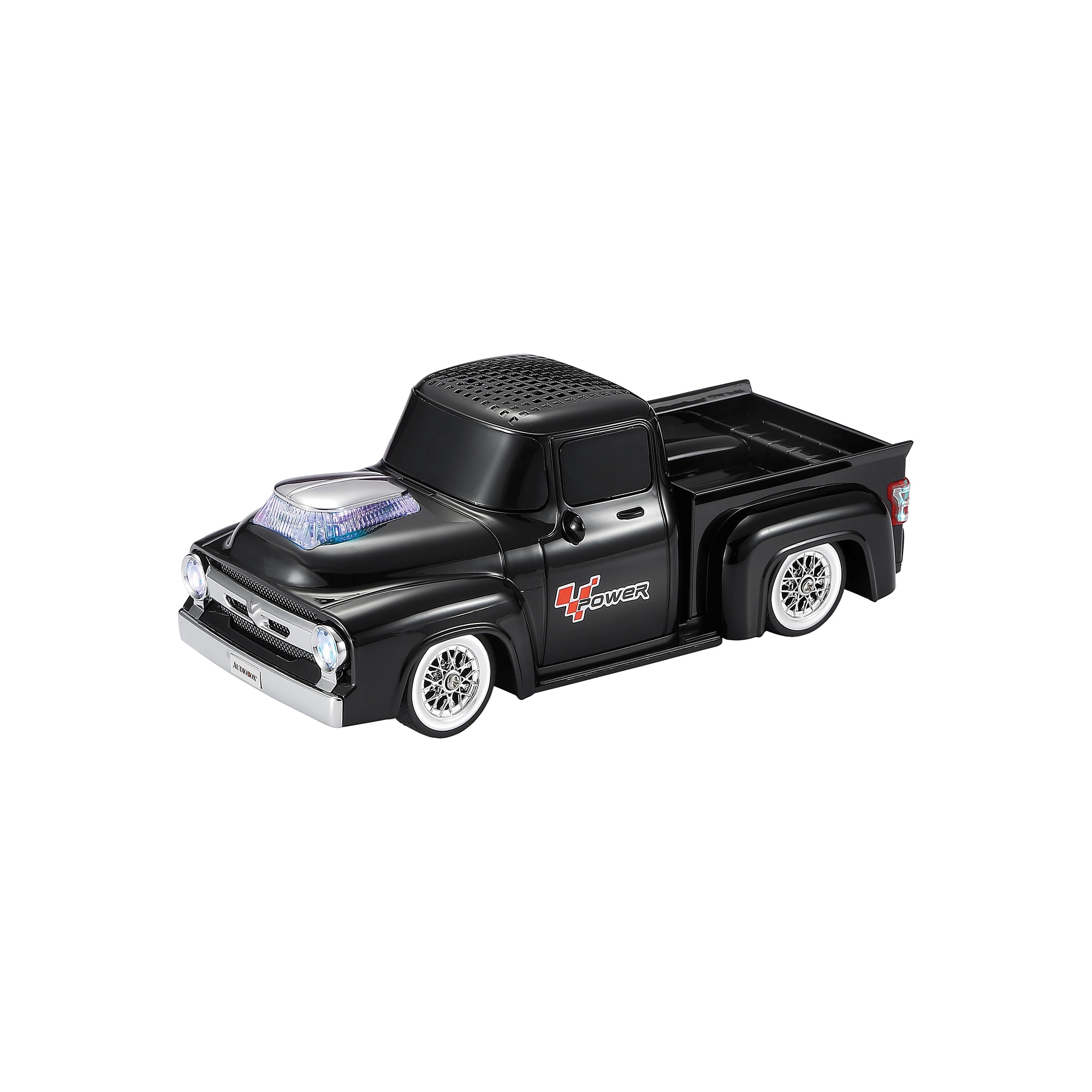 Audiobox SoundRides Retro Ride Wireless Bluetooth Low-Rider Truck Speaker with WaveSync & Lights, Black (TRK-5600BTBLK) Sansujyuku sansujyuku.com