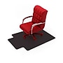 Floortex Advantagemat Chair Mat with Lip, 45" x 53", Designed for Low-Pile Carpet, Black Vinyl (FR114553LLBV)~#|#~BDF6844D-1873-4663-B94F22A7CE67280A_sc7