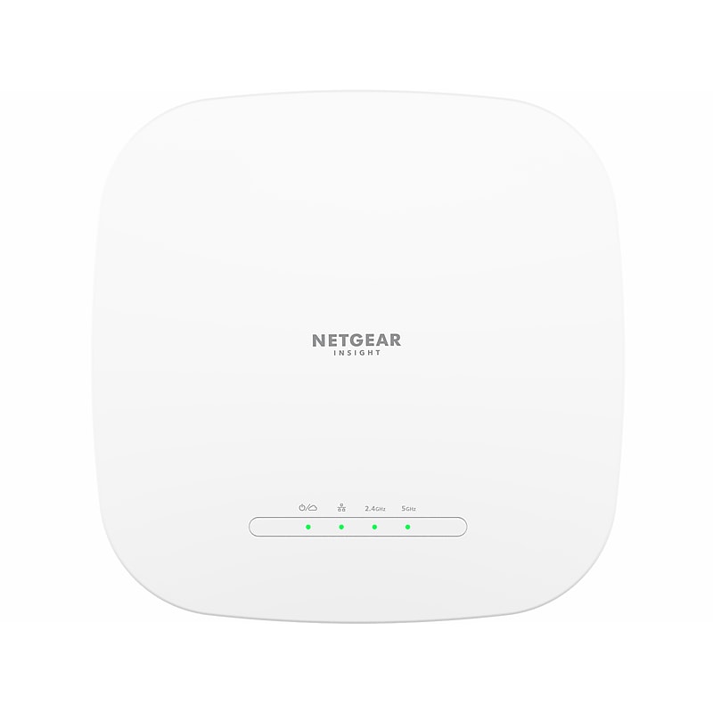Netgear WAX615 Insight Managed AX3000 Dual Band WiFi 6 Access Point, White (WAX615-100NAS) image 1