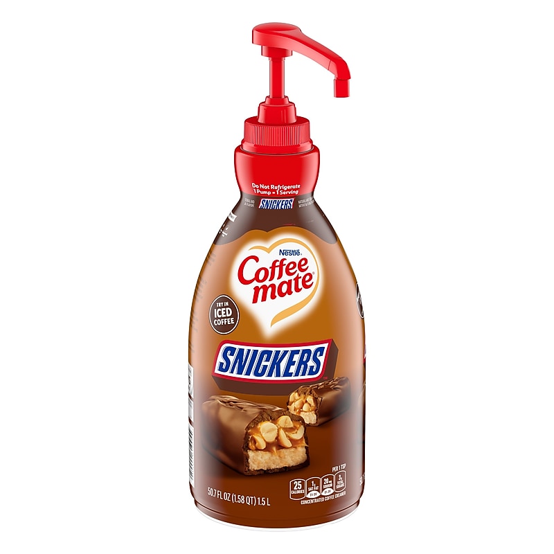 Coffee mate Snickers Liquid Creamer, 50.7 oz. (12439070) image 1