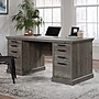 Sauder Aspen Post 65"W Executive Computer Desk, Pebble Pine (433677)~#|#~BDFE1556-64F2-4A82-AB75F54F3A5385EE_sc7