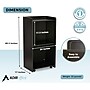 AdirOffice 46" Portable Lectern, Black (661-07-BLK)~#|#~BDFF44AF-B0BA-4B95-A98545D8D53AF4EA_sc7