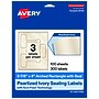 Avery Laser/Inkjet Sealing Labels, 5-7/8" x 4", Pearlized Ivory, 300 Labels/Box (19479370779)~#|#~BE02C2CD-F950-44D7-A1483FAA0CA00DC8_sc7