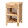 bali & pari Bella 18.3"W x 18.3"D Natural Rattan Nightstand, Natural (226-13095-HiT)~#|#~BE02FCC1-3A82-4992-B211E3D82D7DDF9A_sc7