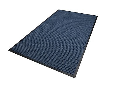 M + A Matting WaterHog Squares Classic Commercial Wiper/Scraper Entrance Floor Mat, 4′ x 6′, Navy (2006146170) Sansujyuku sansujyuku.com