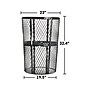 Alpine Industries Stainless-Steel Outdoor Trash Can, 48-Gallon, Black, 2/Pack (ALP473-48-BLK-2PK)~#|#~BE07F48E-CFFF-4D53-A61B74DB0AFE470B_sc7