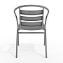 Flash Furniture Metal Restaurant Stack Chair with Aluminum Slats, Silver (TLH-017C-GG)~#|#~BE0C66F5-BED7-483B-83523942E65227D2_sc7