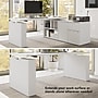 Bush Business Furniture Stratus 24"H Storage Cabinet with 2 Shelves, 2 Drawers, White (SUS130WH)~#|#~BE104AA9-6A72-4FCF-A9DD7CEFCC2326D7_sc7