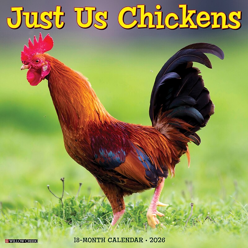 2026 Willow Creek Chickens 12" x 12" Monthly Wall Calendar (51658) image 1