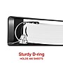 Staples 2" 3-Ring Non-View Binder, D-Ring, Black (26417-CC)~#|#~BE12646A-403C-4E8A-A6F4AAF9DF20FB47_sc7