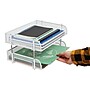 Mind Reader Metal Side Loading Stackable Letter Tray, White (ESTACK2-WHT)~#|#~BE1282A3-E6A1-4D9E-87E155CDFB97C4D2_sc7