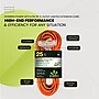 GoGreen Power 25' Indoor/Outdoor Extension Cord, 3-Outlet, 14 AWG, Orange (GG-15125)~#|#~BE130986-9912-40F3-A6E4B4EE239C09F8_sc7