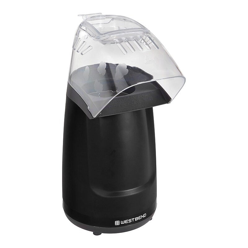 West Bend Air Crazy 128 oz. Hot Air Popcorn Maker, Black (PCWBACBK13) image 1