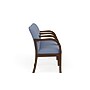 Lesro Weston 3-Seat Tandem Seating, Chambray Light Navy/Riftwood Walnut (WS3103.WRW-01CHLN)~#|#~BE180ED9-877D-4ADF-ACF518D652506B9D_sc7
