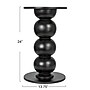 Storied Home Mango Wood Round End Table, Black (EC1661)~#|#~BE18C4F8-EE0B-4B9A-92929A4CA21BE90E_sc7