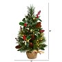 Nearly Natural Mixed Pine Artificial Christmas Tree, 18" (T1696)~#|#~BE1AAC44-18EB-41B8-A695E909AF0592E3_sc7