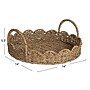 Household Essentials Woven Storage Wicker Basket with Handles, Natural (HE1192)~#|#~BE1DB4A0-2799-4623-997C084B28EE77BD_sc7