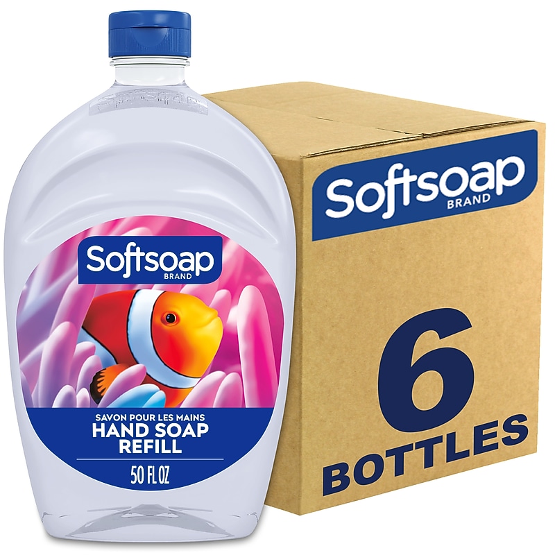 Softsoap Liquid Hand Soap Refill, Fresh Scent, 6/Carton (126991) image 1