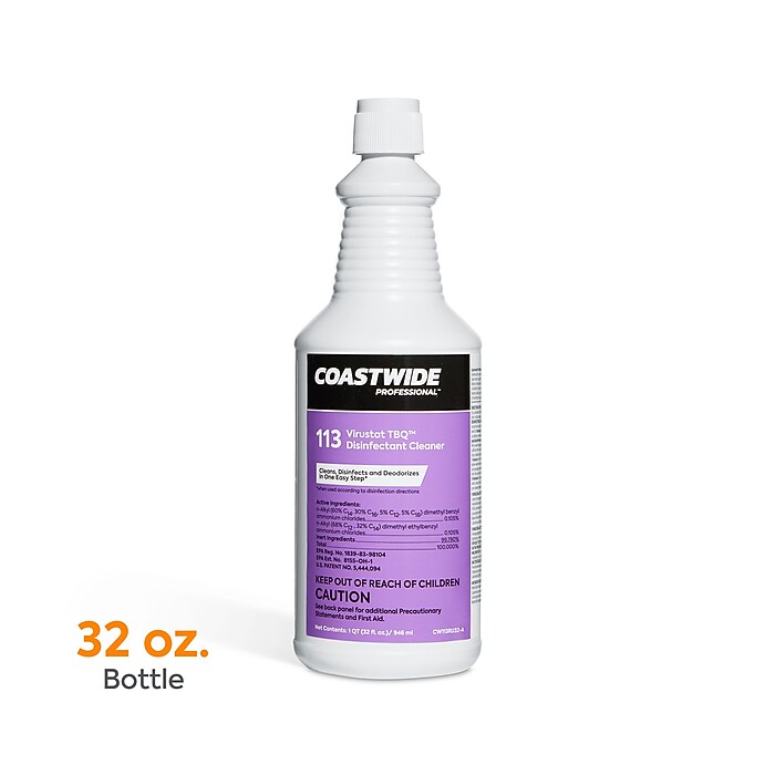 Coastwide Professional Virustat TBQ Disinfectant Cleaner, 32 Oz