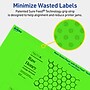 Avery Laser/Inkjet Multipurpose Rectangle Labels, 2.5" x 5", Neon Green, 30/Pack (94246)~#|#~BE2BCA73-861A-4F1C-88610492F722E38F_sc7