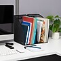 Mind Reader Vertical File Storage Desktop Organizer, Metal, Black, 2/Pack (JMAG2-BLK)~#|#~BE2CFFDF-309D-4EBC-B18E4761075DCFD0_sc7