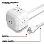 Staples TECH 5' Extension Cord, 3-Outlet, 14 AWG, White (ST62348)~#|#~BE2E3921-007F-4413-A9C5B2DA7EF08952_sc7